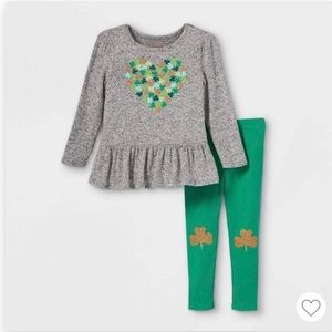 Toddler girls long sleeve and legging set